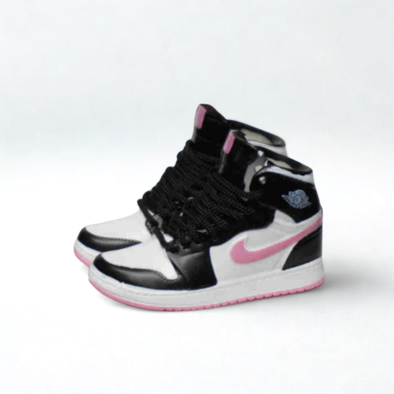 Labubu AJ1 Retro High OG "Panda" Inspired High-Top Trainers