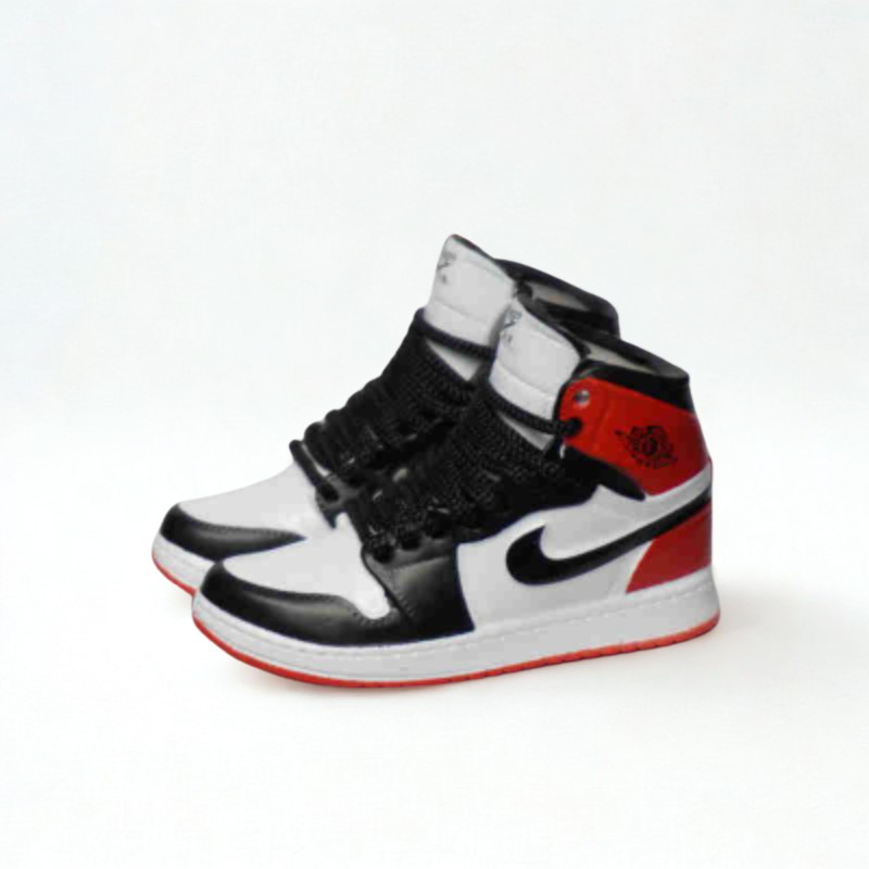 Labubu AJ1 Retro High OG Black Toe Inspired Trainers