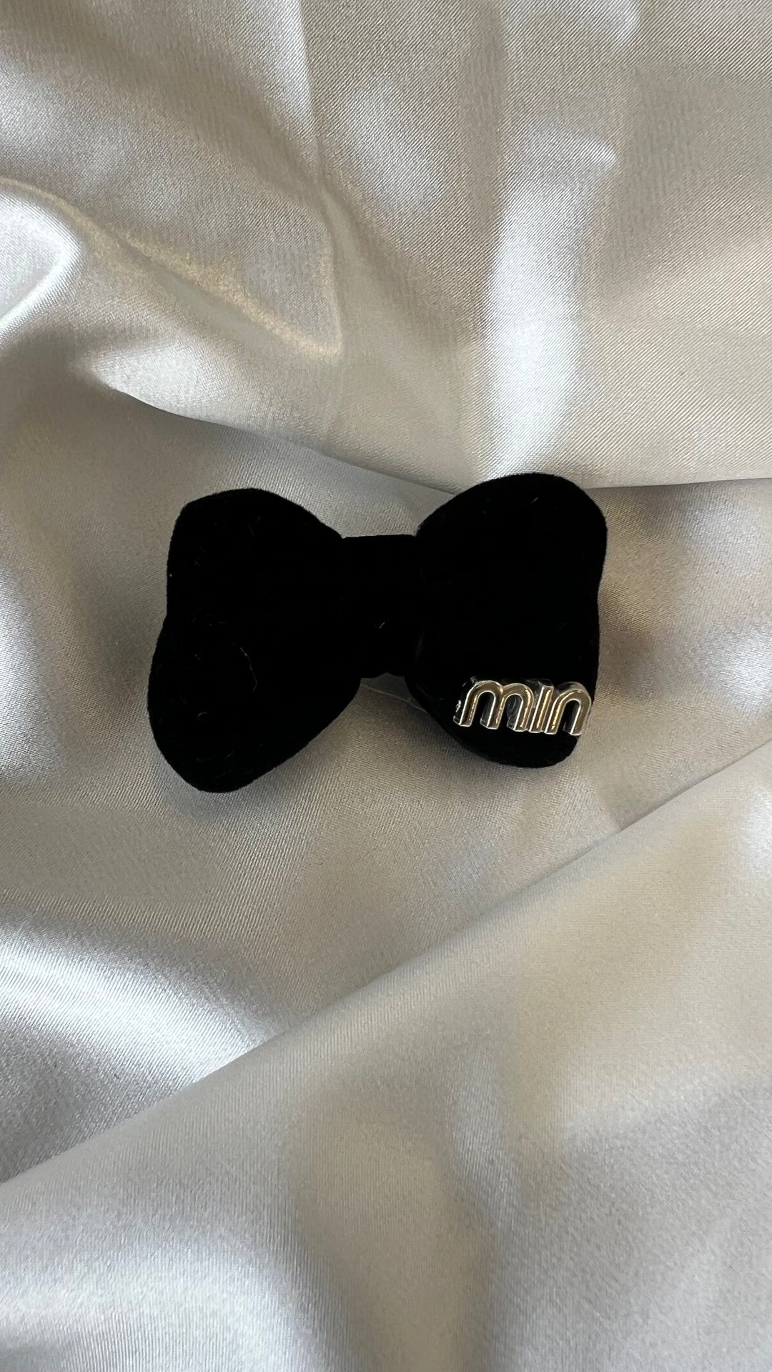 Labubu Black and White Tweed Romper Set with Bow Headband