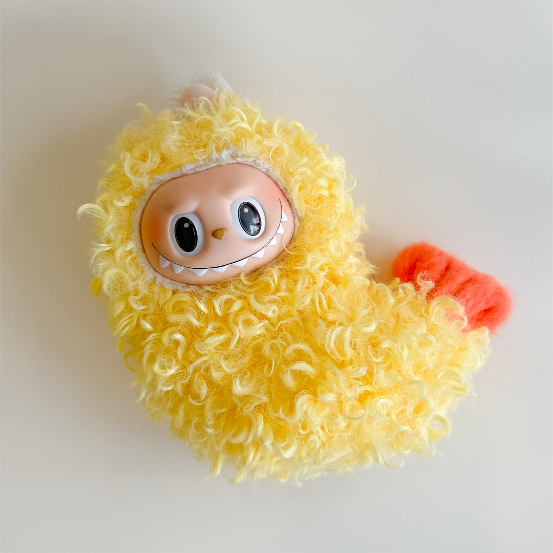 Labubu Fluffy Costume - Fried Shrimp Edition – Lizzie & Friends