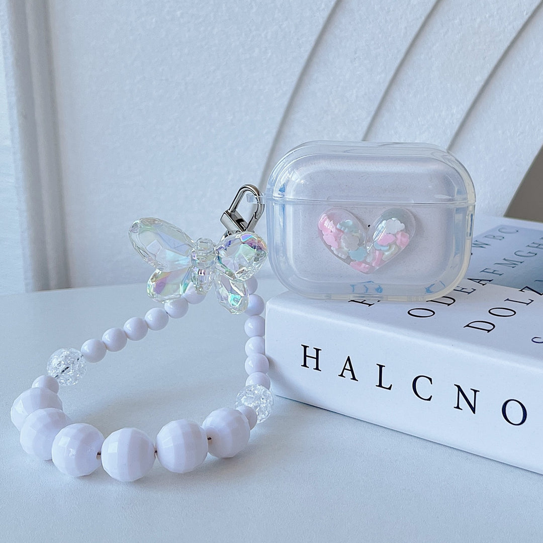 Étui pour AirPods en forme de papillon enchanteur