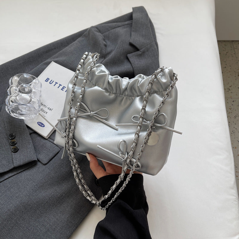 Sac seau à cordon de serrage Perfection plissée