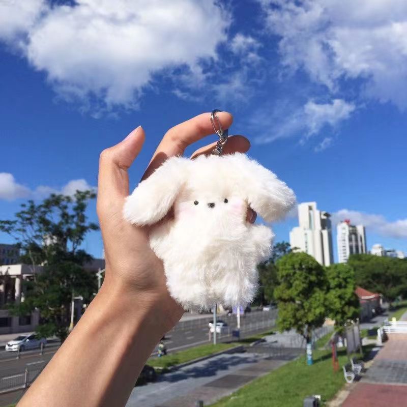 Bijou de sac en forme de chiot en forme de nuage duveteux