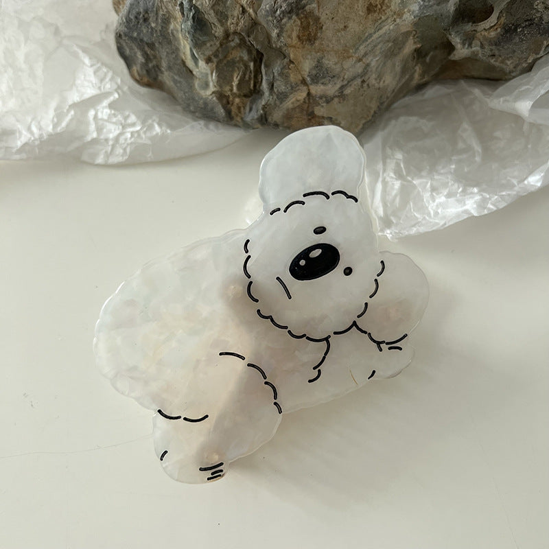 Pince à cheveux en forme de koala en peluche