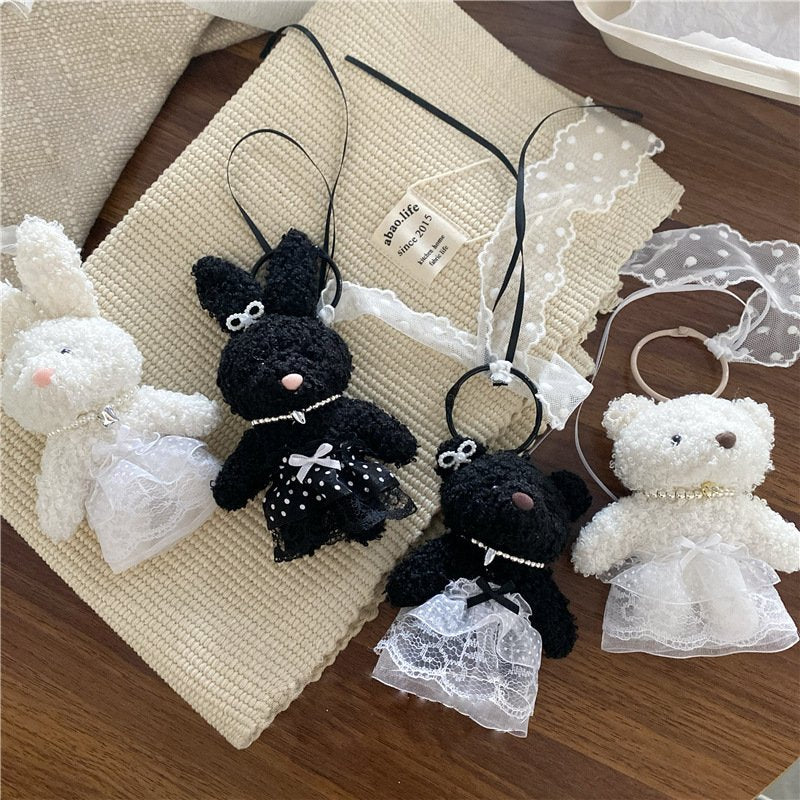 エーテルレースぬいぐるみ動物チャームコレクション