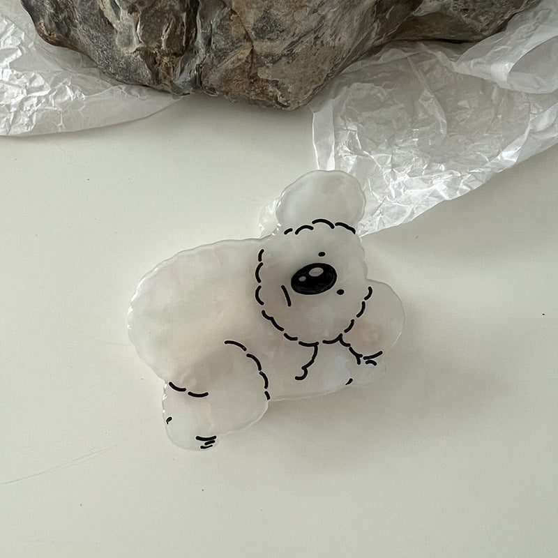 Pince à cheveux en forme de koala en peluche