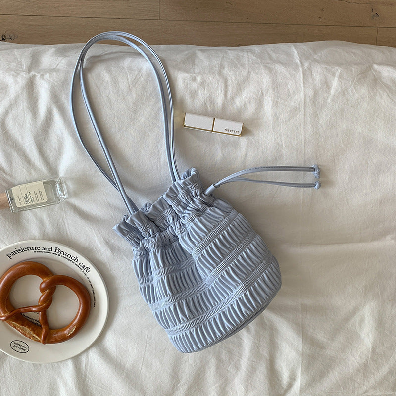 Sac seau à cordon de serrage Perfection plissée