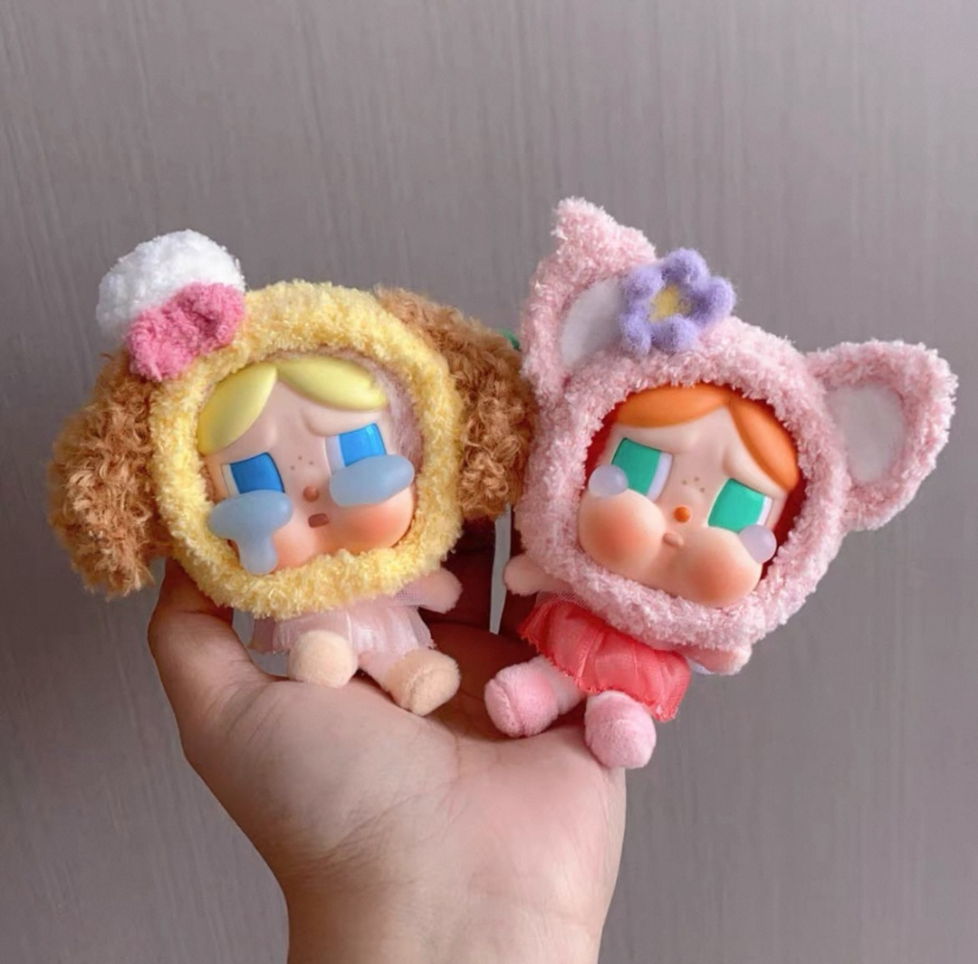 Crybaby Sweet Pet Set - Yellow Puppy & Pink Kitty Costume Outfits