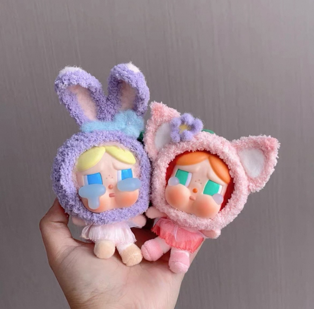 Crybaby Pastel Pet Set - Lavender Bunny & Pink Kitty Costumes