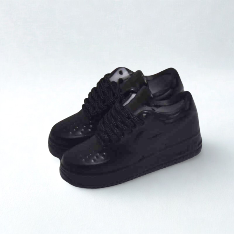 Labubu Miniature Sneakers - AF1 Monochrome Edition