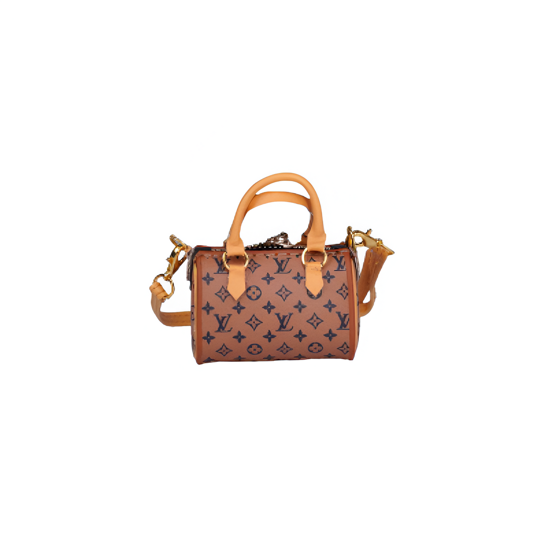 Labubu Mini Speedy Bag - Monogram Collection